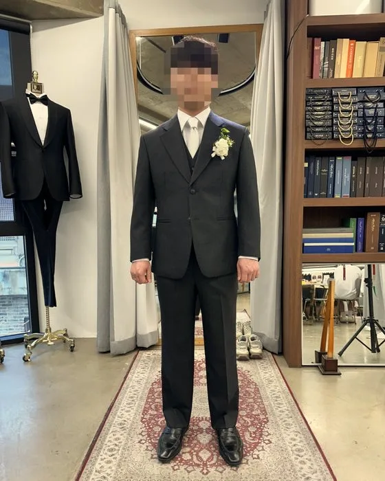 167cm 신랑님, 맞춤예복 하나로 비율이 달라졌습니다